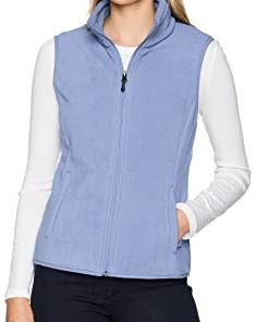 Amazon Essentials Women's Relaxed-Fit Sleeveless Full-Zip Polar Soft Fleece Vest