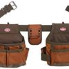 Bucket Boss 2 Bag Tool Belt in Brown, 50200