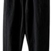 JSPOYOU Women Casual Pants Solid Elastic Mid Waist Pockets Ladies Long Loose Pants