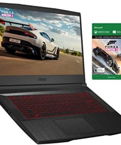 MSI GF65 VR Ready Gaming Laptop, 120Hz 15.6" FHD IPS-Level, NVIDIA RTX 2060, 16GB RAM, 512GB SSD, Core i5-9300H up to 4.10 GHz, RGB Backlit KB, RJ-45 Ethernet, USB-C, Forza Horizon 3, Win 10