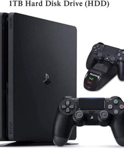NexiGo 2020 Playstation 4 PS4 1TB Console Holiday Bundle Charging Dock Bundle