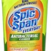 Spic and Span Everyday Antibacterial Multi-Surface Cleaner, Fresh Citrus Scent | Disinfectant | Kills Household Germs | Cuts Through Grease and Grime - 28 Ounce Each Refill (Pack of 4)